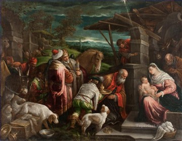 Adoration of the Magi Jacopo Bassano dal Ponte Oil Paintings